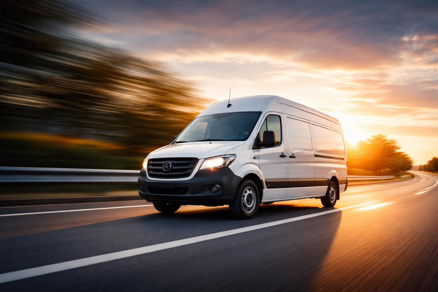 Dedicated express transport vehicle used for urgent deliveries